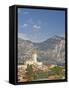 View over Malcesine and the Scaligero Castle, Lake Garda, Veneto, Italy, Europe-James Emmerson-Framed Stretched Canvas