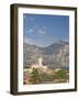 View over Malcesine and the Scaligero Castle, Lake Garda, Veneto, Italy, Europe-James Emmerson-Framed Photographic Print