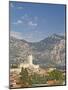 View over Malcesine and the Scaligero Castle, Lake Garda, Veneto, Italy, Europe-James Emmerson-Mounted Photographic Print