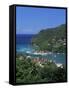 View Over Marigot Bay, St. Lucia, Windward Islands, West Indies, Caribbean, Central America-Yadid Levy-Framed Stretched Canvas