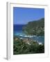 View Over Marigot Bay, St. Lucia, Windward Islands, West Indies, Caribbean, Central America-Yadid Levy-Framed Photographic Print