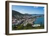 View over Marigot from Fort St. Louis, St. Martin, French territory, West Indies, Caribbean, Centra-Michael Runkel-Framed Photographic Print