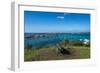 View over Marigot from Fort St. Louis, St. Martin, French territory, West Indies, Caribbean, Centra-Michael Runkel-Framed Photographic Print