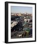View over Market, Place Jemaa el Fna, Marrakesh, Morocco, North Africa, Africa-Frank Fell-Framed Photographic Print
