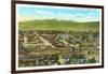 View over Missoula, Montana-null-Framed Art Print