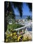 View over Montego Bay, Jamaica-Doug Pearson-Stretched Canvas