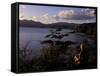 View Over Morne Larcher, Baie De La Chery (Chery Bay), Martinique-Guy Thouvenin-Framed Stretched Canvas