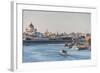 View over Moscow and the Moskva River (Moscow River) at Sunset, Russia, Europe-Michael Runkel-Framed Photographic Print