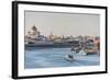 View over Moscow and the Moskva River (Moscow River) at Sunset, Russia, Europe-Michael Runkel-Framed Photographic Print