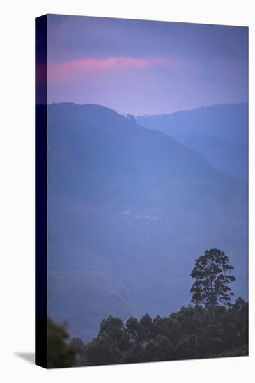 View over Mountains from Haputale in the Sri Lanka Hill Country Landscape at Sunrise-Matthew Williams-Ellis-Stretched Canvas