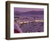 View Over Mykonos Town, Illuminated at Night, Island of Mykonos (Mikonos), Greek Islands, Greece-Fraser Hall-Framed Photographic Print