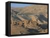 View Over Nabatean Tombs, Petra, Unesco World Heritage Site, Jordan, Middle East-Alison Wright-Framed Stretched Canvas