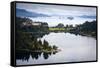 View over Nahuel Huapi Lake and Llao Llao Hotel Near Bariloche-Yadid Levy-Framed Stretched Canvas