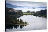 View over Nahuel Huapi Lake and Llao Llao Hotel Near Bariloche-Yadid Levy-Stretched Canvas