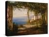 View over Napoli gulf, 1833 by Thomas Fearnley-Thomas Fearnley-Stretched Canvas