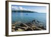 View over Nkhata Bay, Lake Malawi, Malawi, Africa-Michael Runkel-Framed Photographic Print