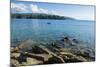 View over Nkhata Bay, Lake Malawi, Malawi, Africa-Michael Runkel-Mounted Photographic Print