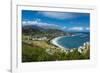 View over North Frigate Bay on St. Kitts-Michael Runkel-Framed Photographic Print