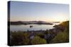 View over Oban Bay from Mccaig's Tower-Ruth Tomlinson-Stretched Canvas