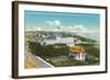 View over Ocean House, Watch Hill, Rhode Island-null-Framed Art Print