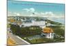 View over Ocean House, Watch Hill, Rhode Island-null-Mounted Art Print