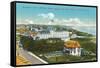 View over Ocean House, Watch Hill, Rhode Island-null-Framed Stretched Canvas