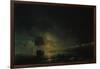 View over Odessa at Moonlight Night, 1896-Ivan Konstantinovich Aivazovsky-Framed Giclee Print