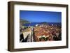 View over Old City Including City Walls, UNESCO World Heritage Site, Dubrovnik, Croatia, Europe-Neil Farrin-Framed Photographic Print