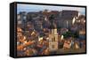 View over Old City with Franciscan Monastery-Neil Farrin-Framed Stretched Canvas