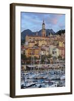 View over Old Town and Port-Stuart Black-Framed Photographic Print