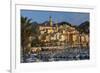 View over Old Town and Port-Stuart Black-Framed Photographic Print