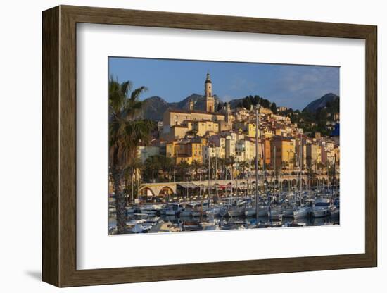 View over Old Town and Port-Stuart Black-Framed Photographic Print