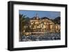 View over Old Town and Port-Stuart Black-Framed Photographic Print