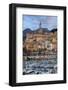 View over Old Town and Port-Stuart Black-Framed Photographic Print