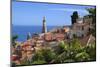 View over Old Town and Port-Stuart Black-Mounted Photographic Print