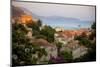 View over Old Town at Sunset, Dubrovnik, Dalmatia, Croatia, Europe-Frank Fell-Mounted Photographic Print