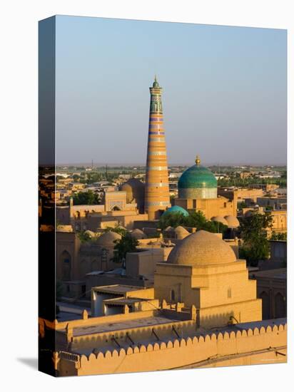 View over Old Town of Khiva, Uzbekistan-Michele Falzone-Stretched Canvas