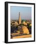 View over Old Town of Khiva, Uzbekistan-Michele Falzone-Framed Photographic Print