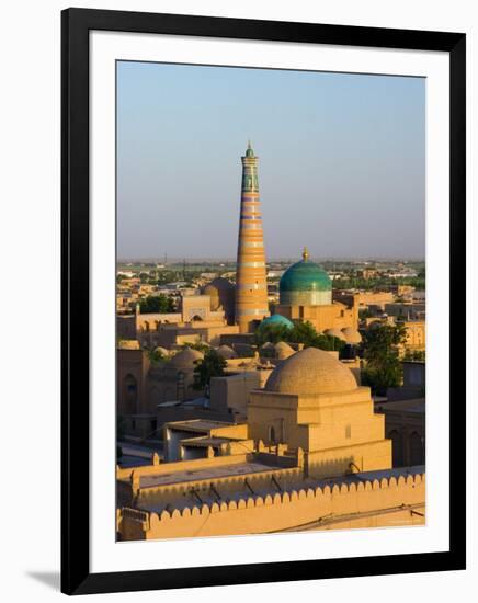 View over Old Town of Khiva, Uzbekistan-Michele Falzone-Framed Photographic Print