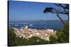 View over Old Town, Saint-Tropez, Var, Provence-Alpes-Cote D'Azur, France, Mediterranean, Europe-Stuart Black-Stretched Canvas