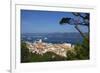 View over Old Town, Saint-Tropez, Var, Provence-Alpes-Cote D'Azur, France, Mediterranean, Europe-Stuart Black-Framed Photographic Print