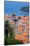 View over Old Town, UNESCO World Heritage Site, Dubrovnik, Dalmatia, Croatia, Europe-Frank Fell-Mounted Photographic Print