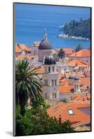 View over Old Town, UNESCO World Heritage Site, Dubrovnik, Dalmatia, Croatia, Europe-Frank Fell-Mounted Photographic Print