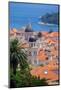 View over Old Town, UNESCO World Heritage Site, Dubrovnik, Dalmatia, Croatia, Europe-Frank Fell-Mounted Photographic Print