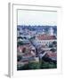View Over Old Town, Unesco World Heritage Site, from Castle at Gedminas Hill, Vilnius, Lithuania-Yadid Levy-Framed Photographic Print