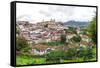 View over Ouro Preto, UNESCO World Heritage Site, Minas Gerais, Brazil, South America-Gabrielle and Michel Therin-Weise-Framed Stretched Canvas