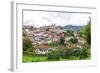 View over Ouro Preto, UNESCO World Heritage Site, Minas Gerais, Brazil, South America-Gabrielle and Michel Therin-Weise-Framed Photographic Print