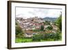 View over Ouro Preto, UNESCO World Heritage Site, Minas Gerais, Brazil, South America-Gabrielle and Michel Therin-Weise-Framed Photographic Print