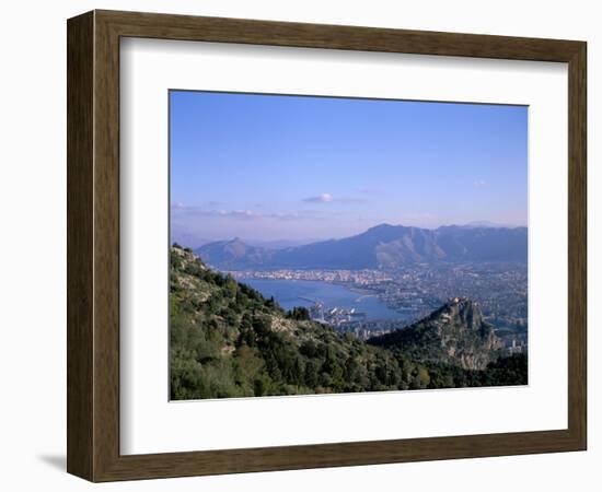 View Over Palermo, Island of Sicily, Italy, Mediterranean-Oliviero Olivieri-Framed Photographic Print