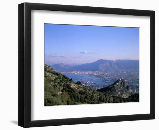 View Over Palermo, Island of Sicily, Italy, Mediterranean-Oliviero Olivieri-Framed Photographic Print